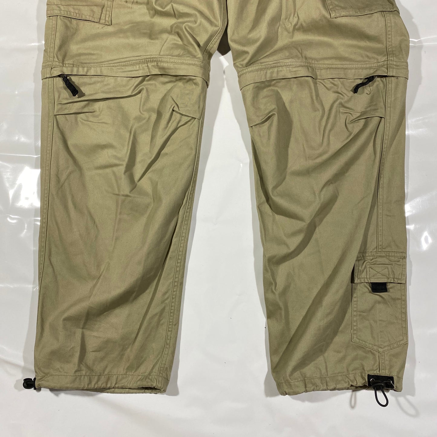 Cotton cynch zip off cargos. XL