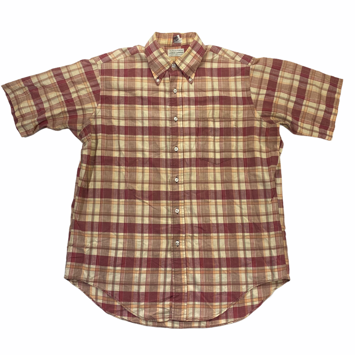 60s Dartmouth Madras Shirt M/L