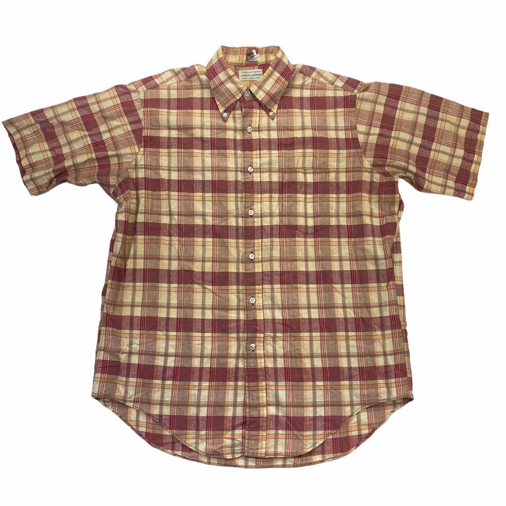 60s Dartmouth Madras Shirt M/L