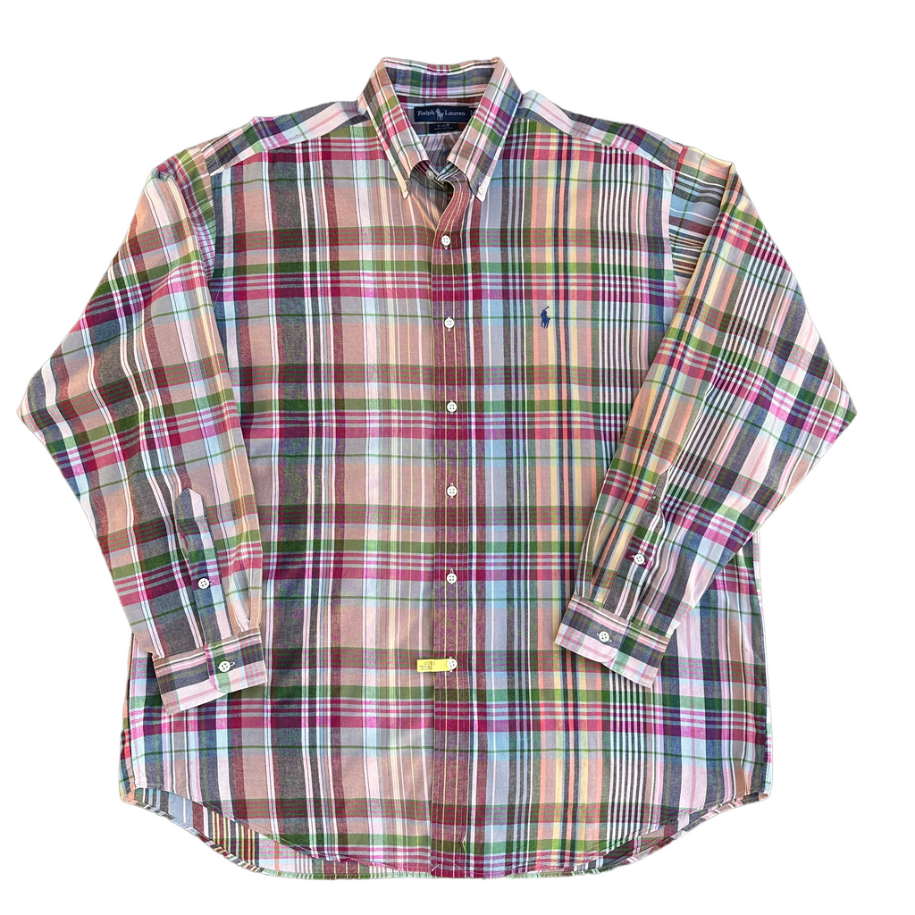 Polo ralph lauren Madras shirt XL