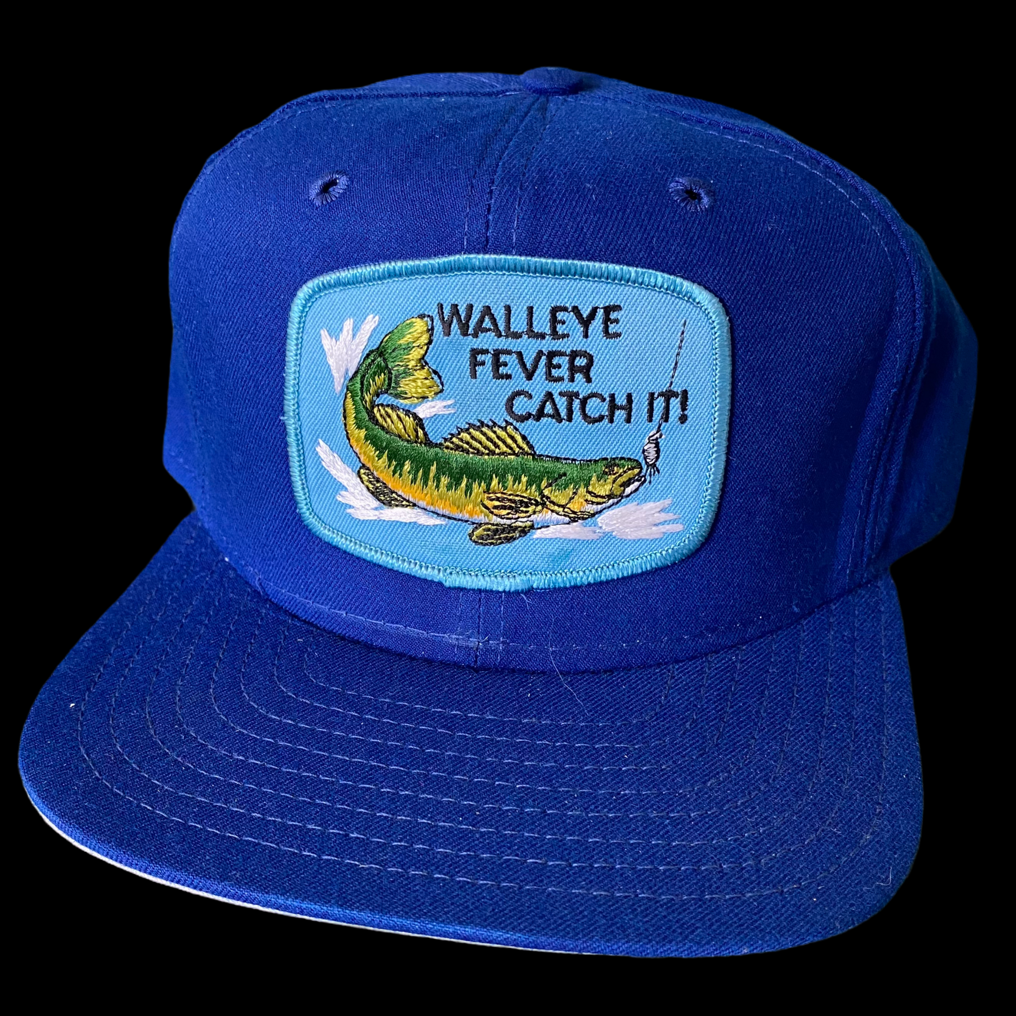 80s New era walleye snapback hat – Vintage Sponsor