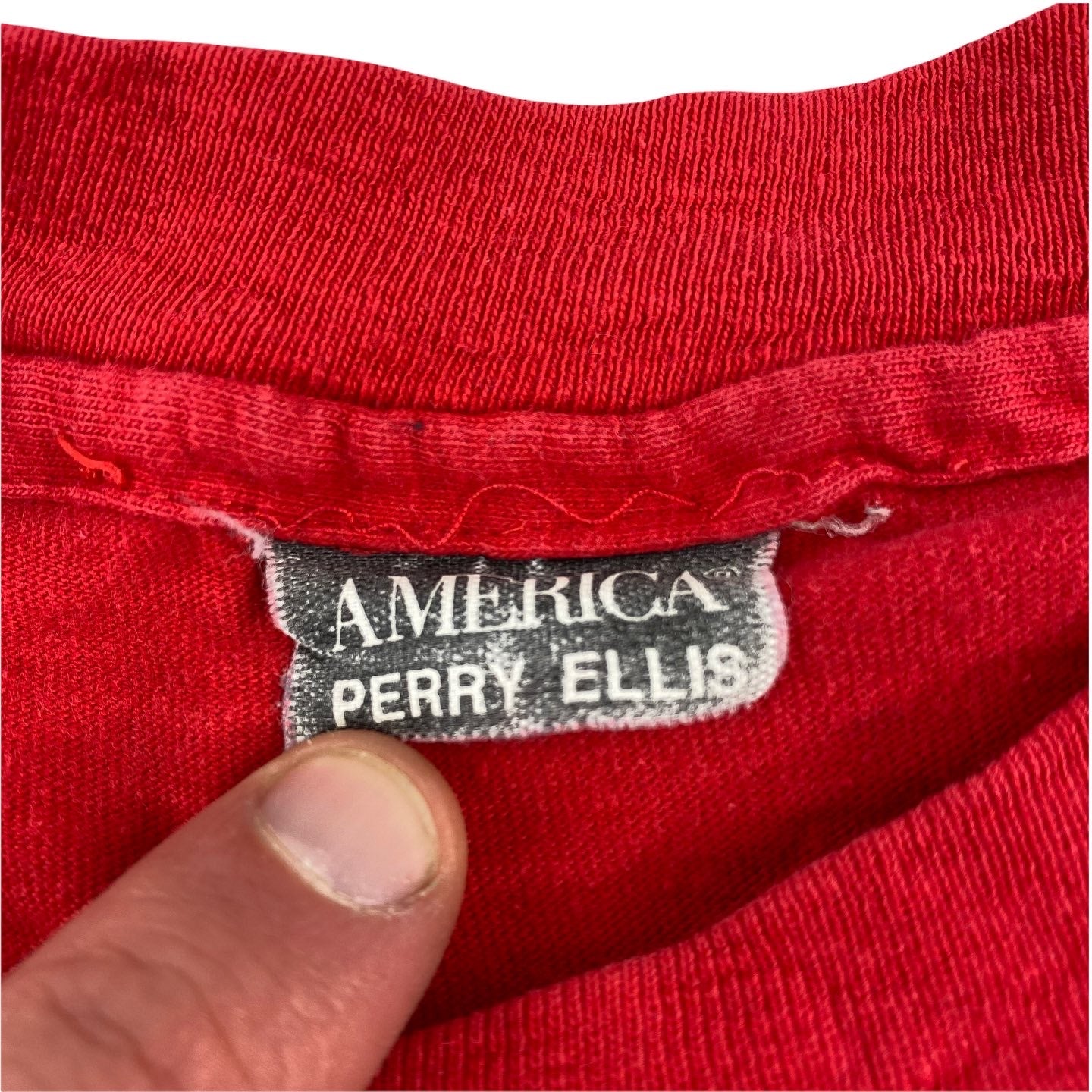 80s Perry Ellis long sleeve Large