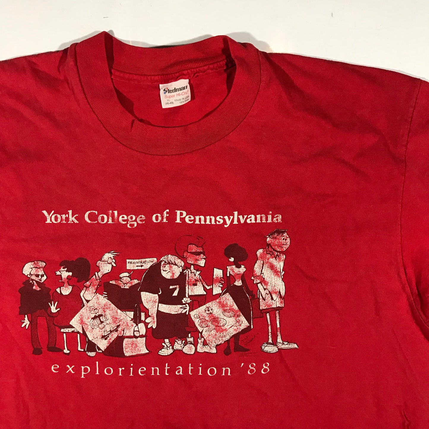 1988 York college tee. XL