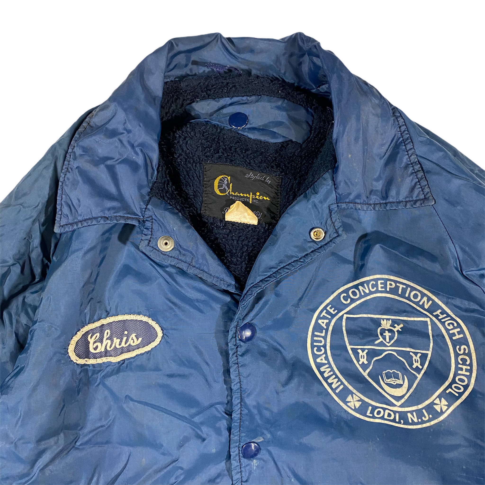 70s Champion nylon jacket. lodi new jersey Medium – Vintage Sponsor