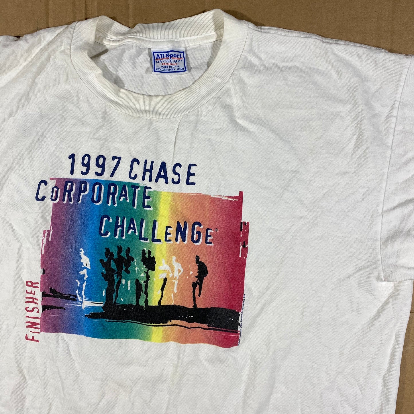 1997 Chase bank tee. XL