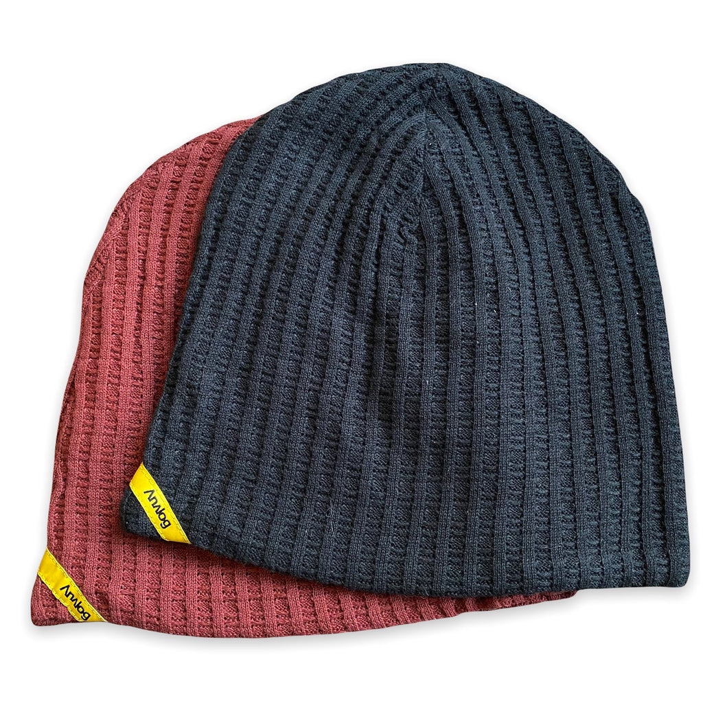 Woven analog beanies from 2005