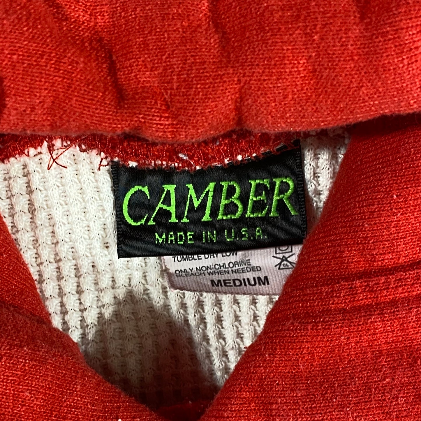 Camber thick hooded sweatshirt. medium