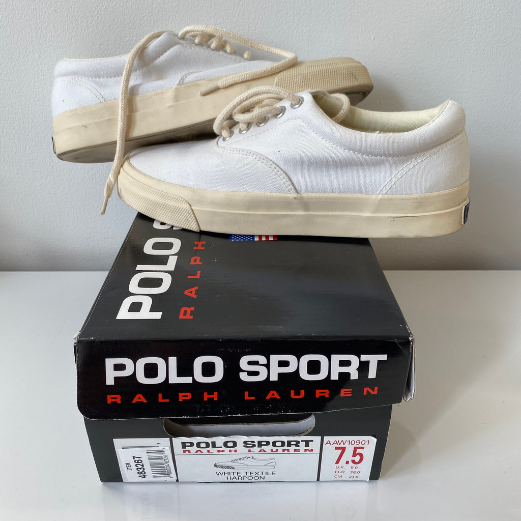 Polo sport cotton deck shoes. sz 7.5