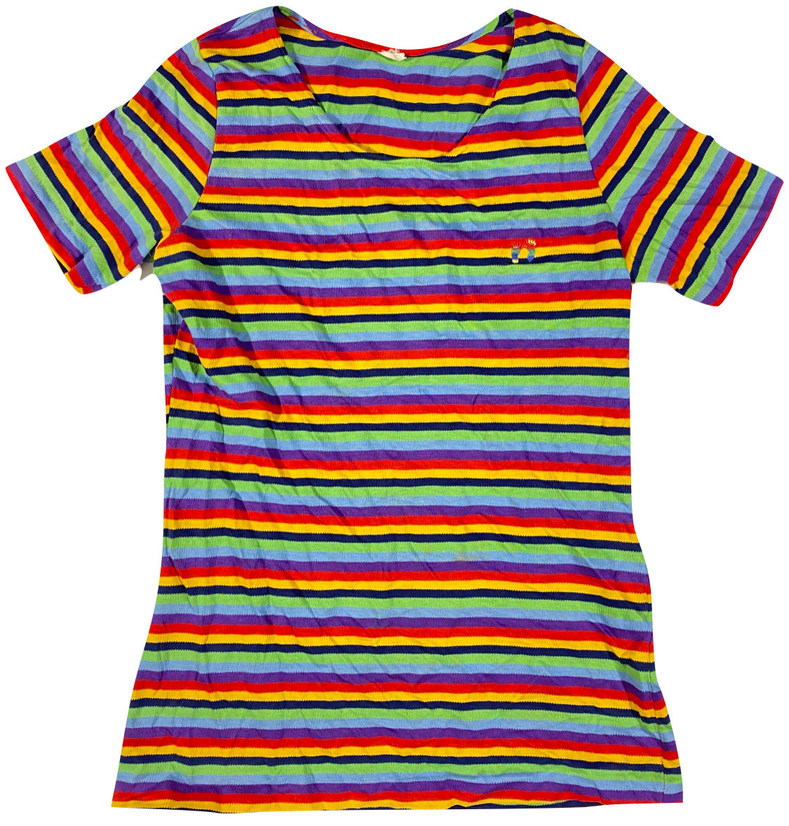 80s Hang ten rainbow shirt. Smallish