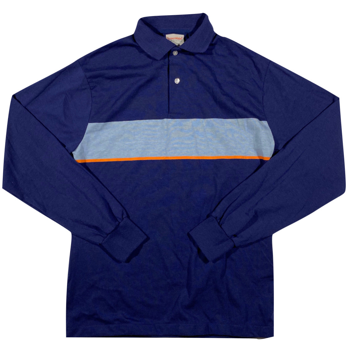 80s Longsleeve polo medium