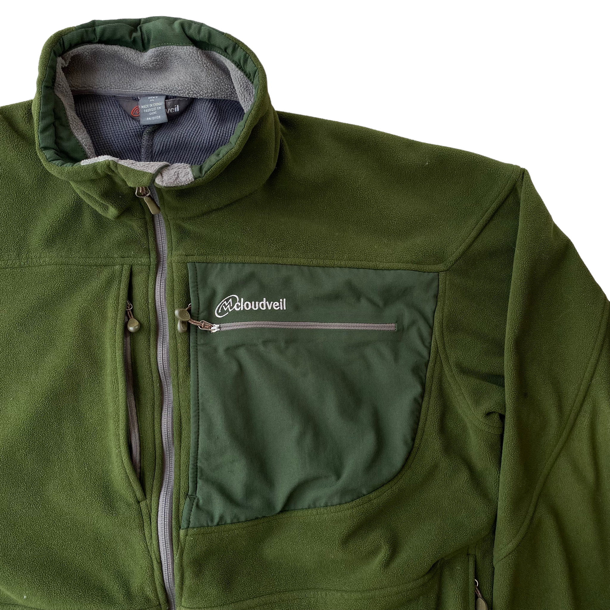 Cloudveil fleece jacket. zip pockets. XL