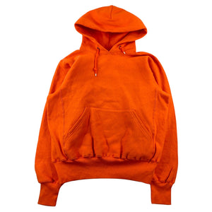 Heavyweight hooded sweatshirt. tangerine. Made in usa🇺🇸 Small