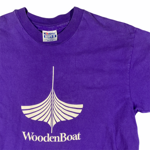 80s Wooden boat mag tee. S/M