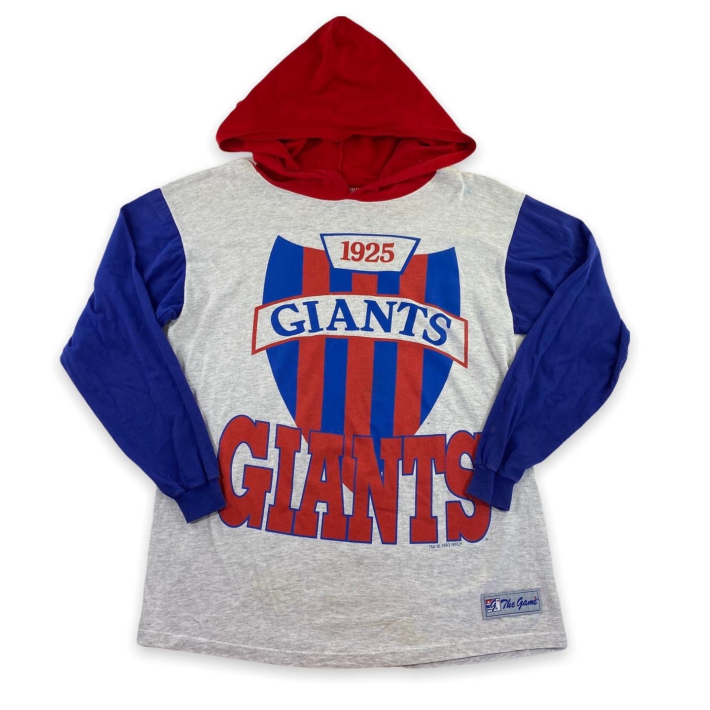 90s Giants hooded long sleeve shirt L/XL