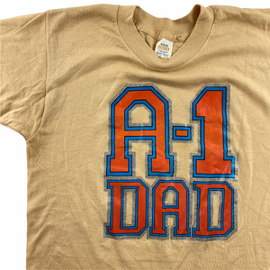 70s A1 dad tee. Small fit