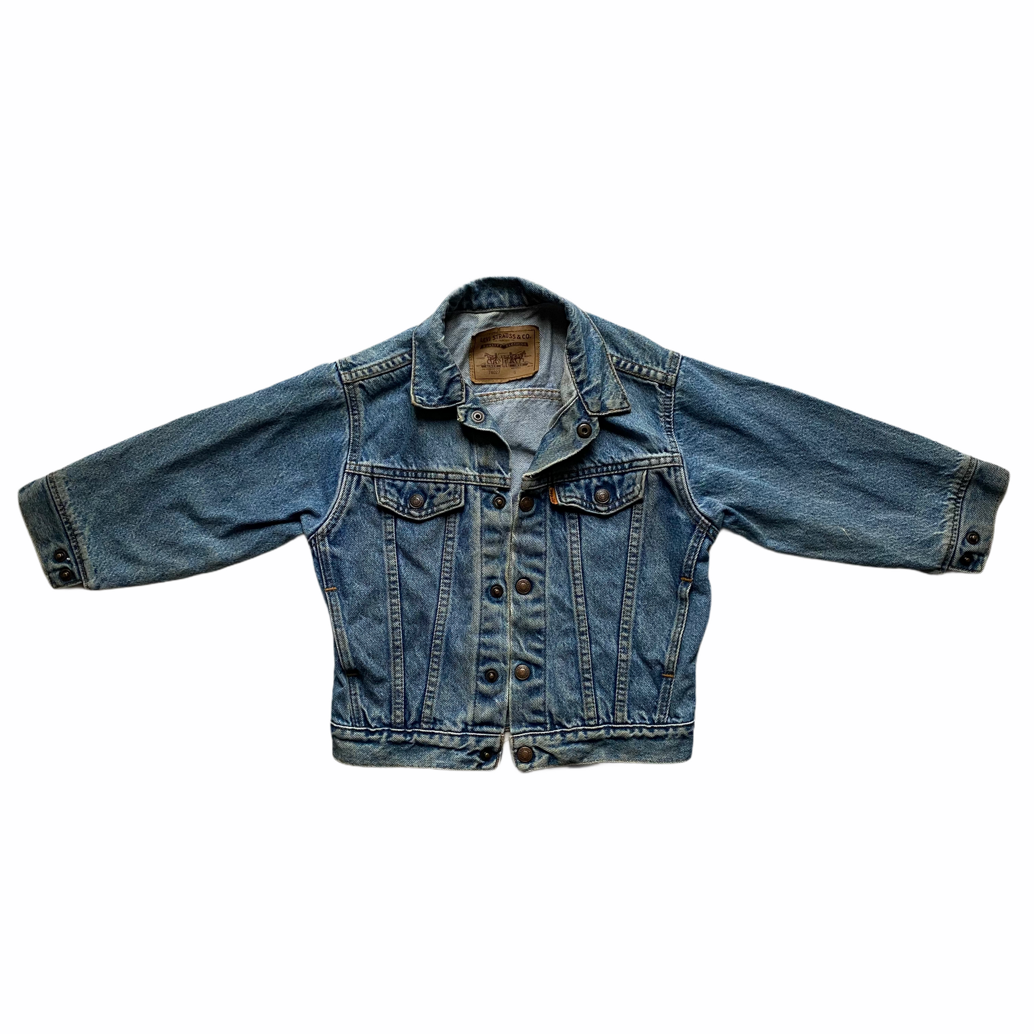 Levis jean 2025 jacket kids