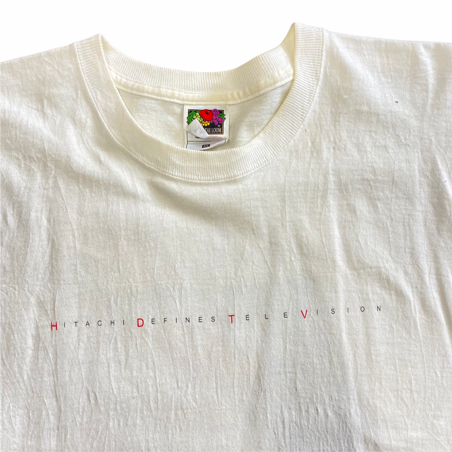 90s Hitachi tv tee XL