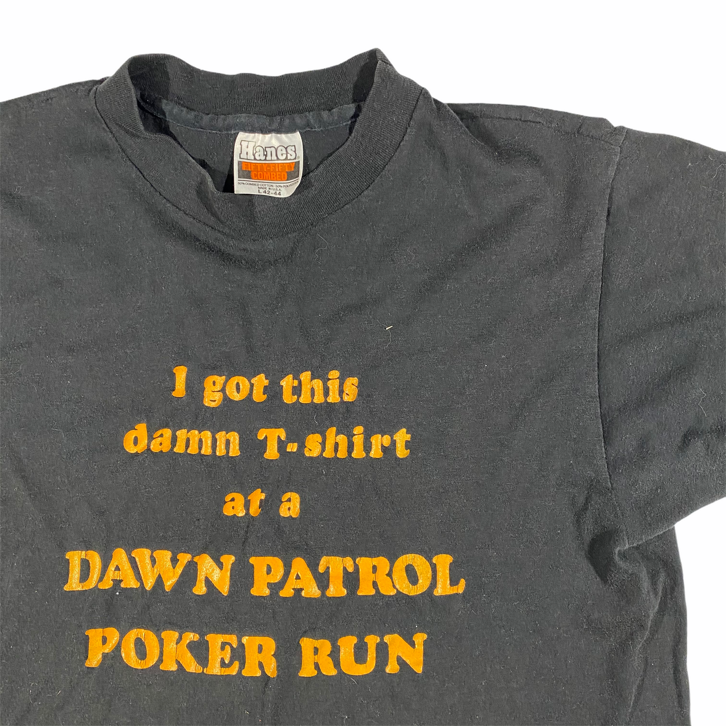 80s Dawn patrol poker run tee M/L