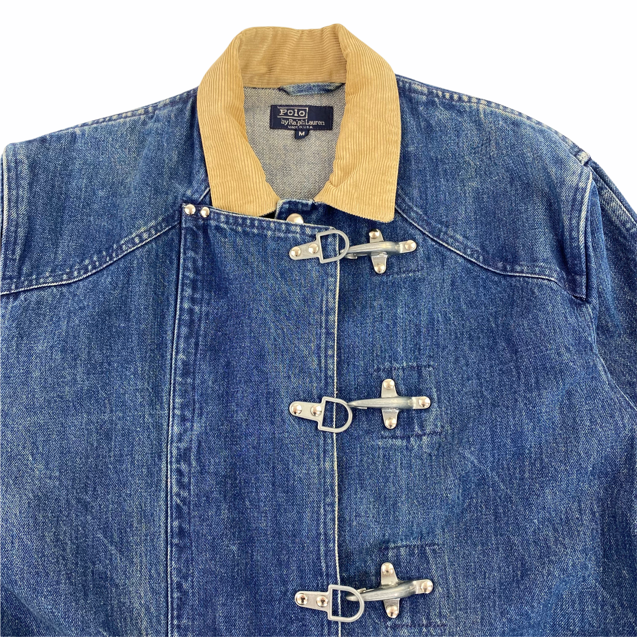 Polo denim sales jacket vintage