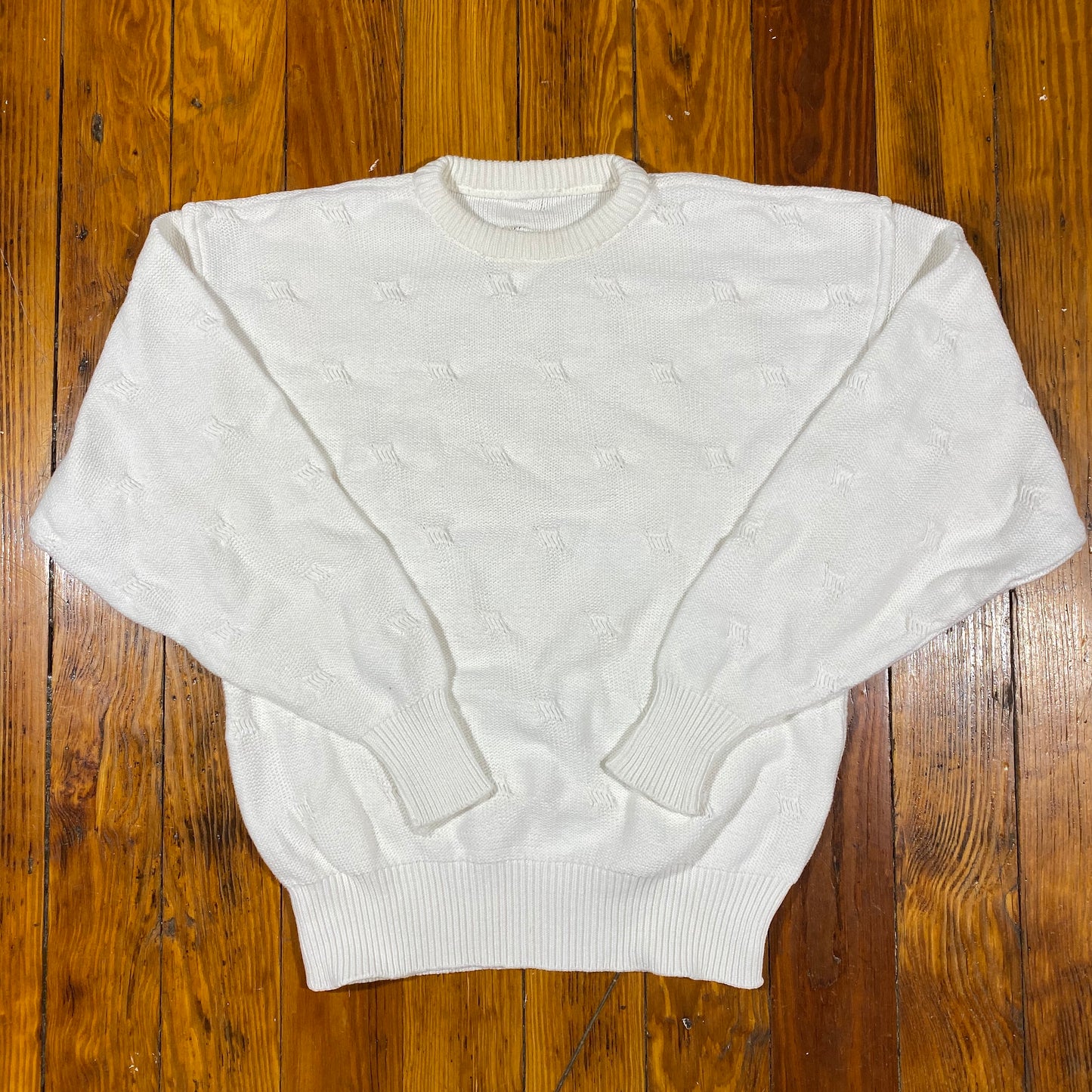 COKE WHITE COTTON KNIT. S/M