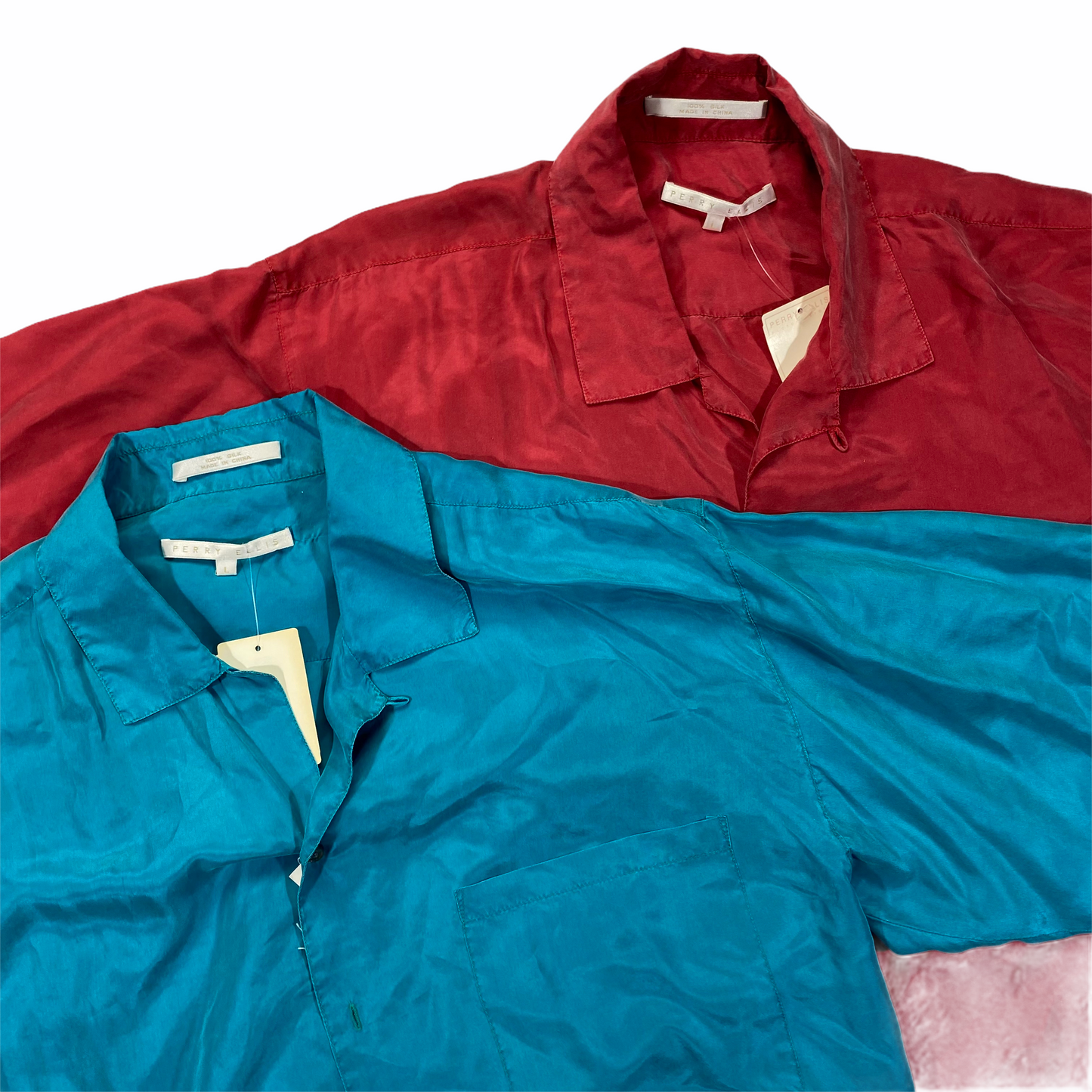 Silk Camp Shirts Large