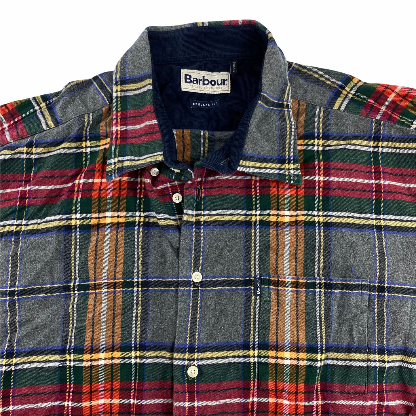 Barbour tartan shirt. cotton szXL