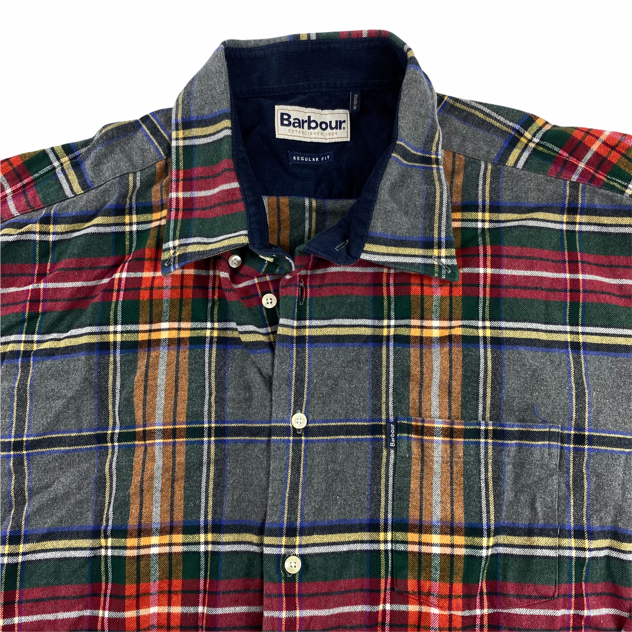 Barbour tartan shirt. cotton szXL – Vintage Sponsor