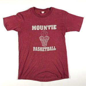 80s Mountie basketball tee. stroudsburg Pa. M/L
