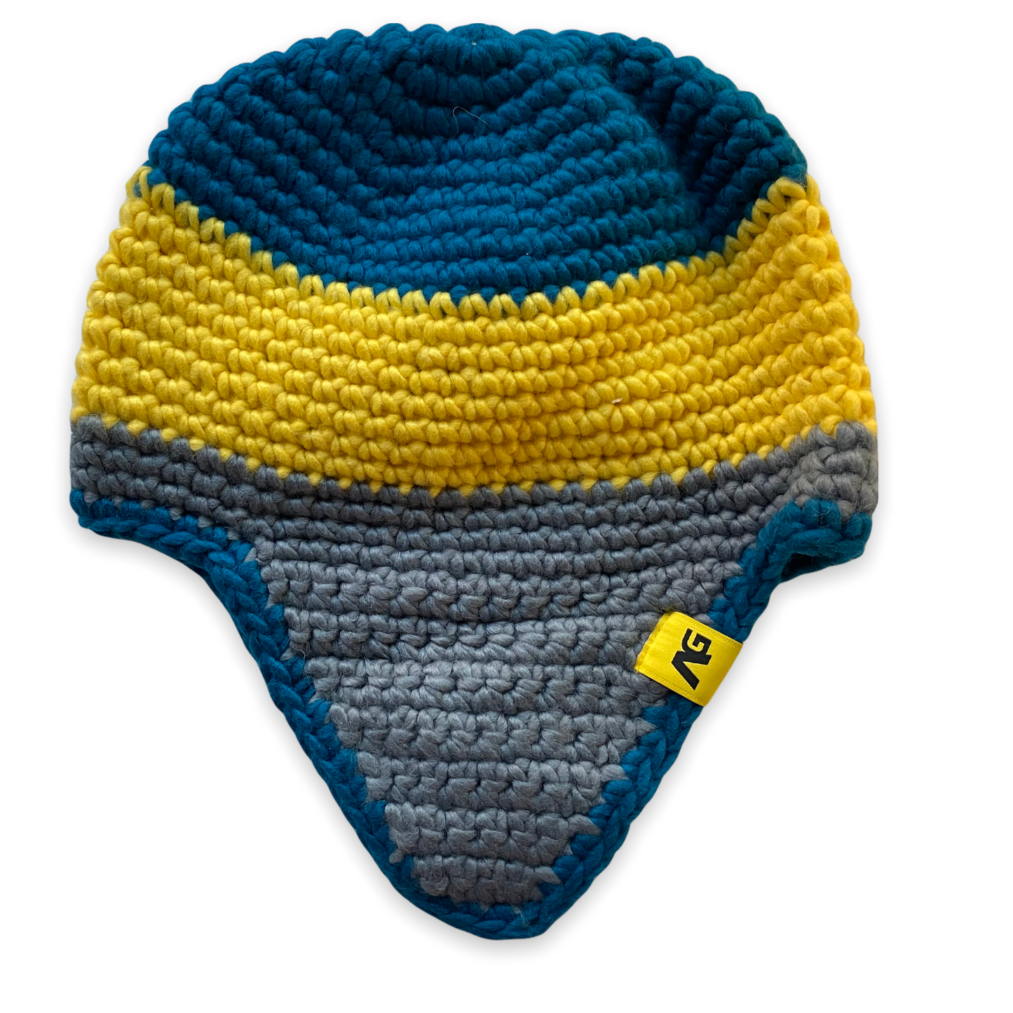 Analog earflap beanie