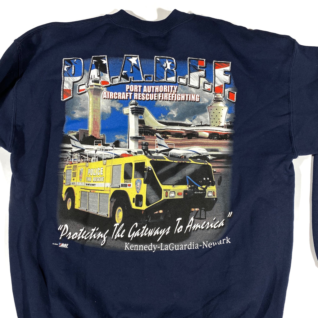 Post 9/11 Port authority aircraft  rescue sweatshirt. Large