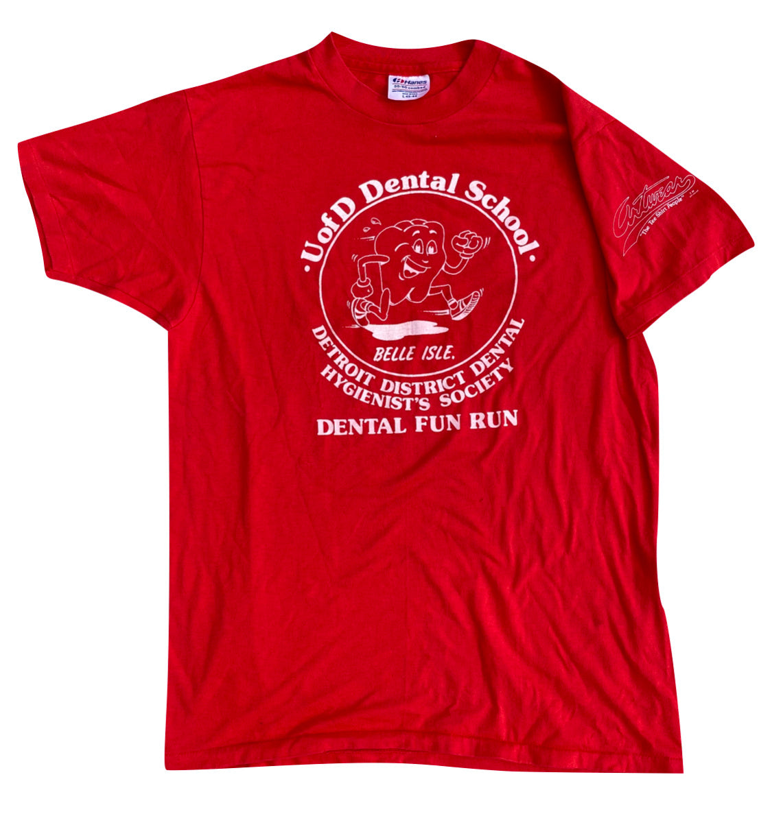 80s Detroit dental school and beer tee. M/L