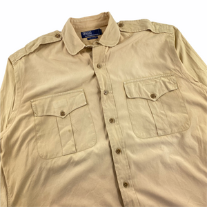 Polo ralph lauren cotton officers shirt. M/L fit