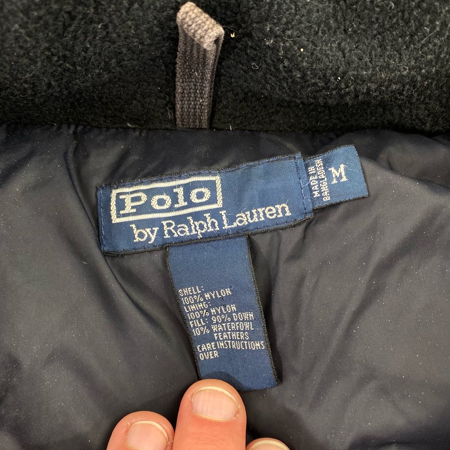 Polo ralph lauren down jacket. M/L