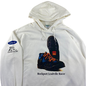 90s Rockport heavyweight leadville racer hooded sweatshirt XL
