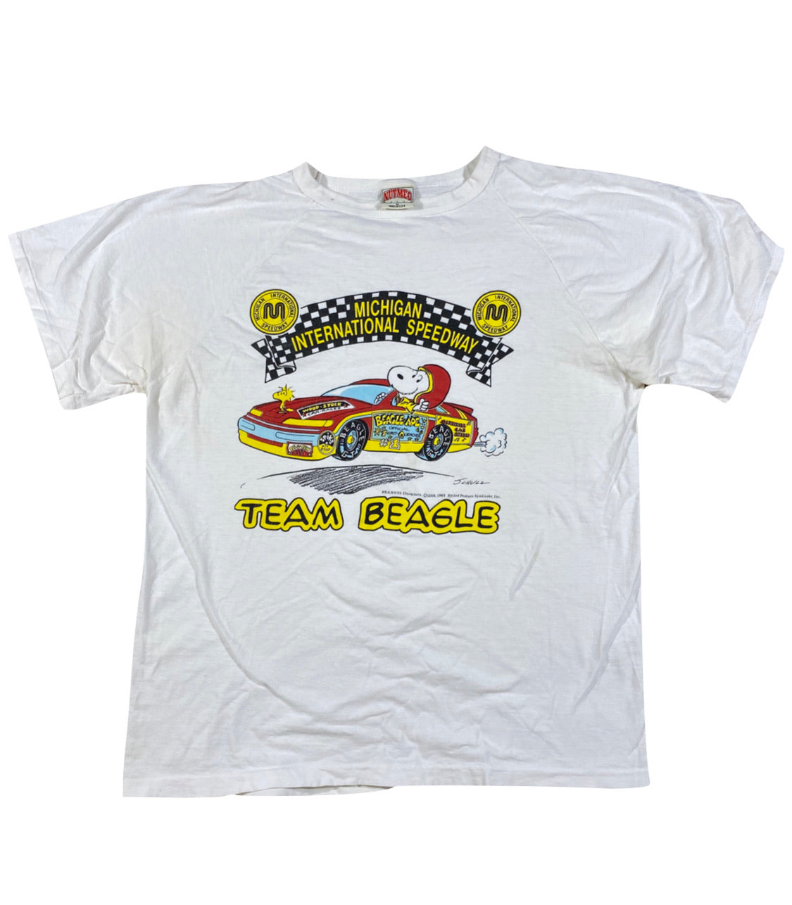 90s Team beagle tee. XL