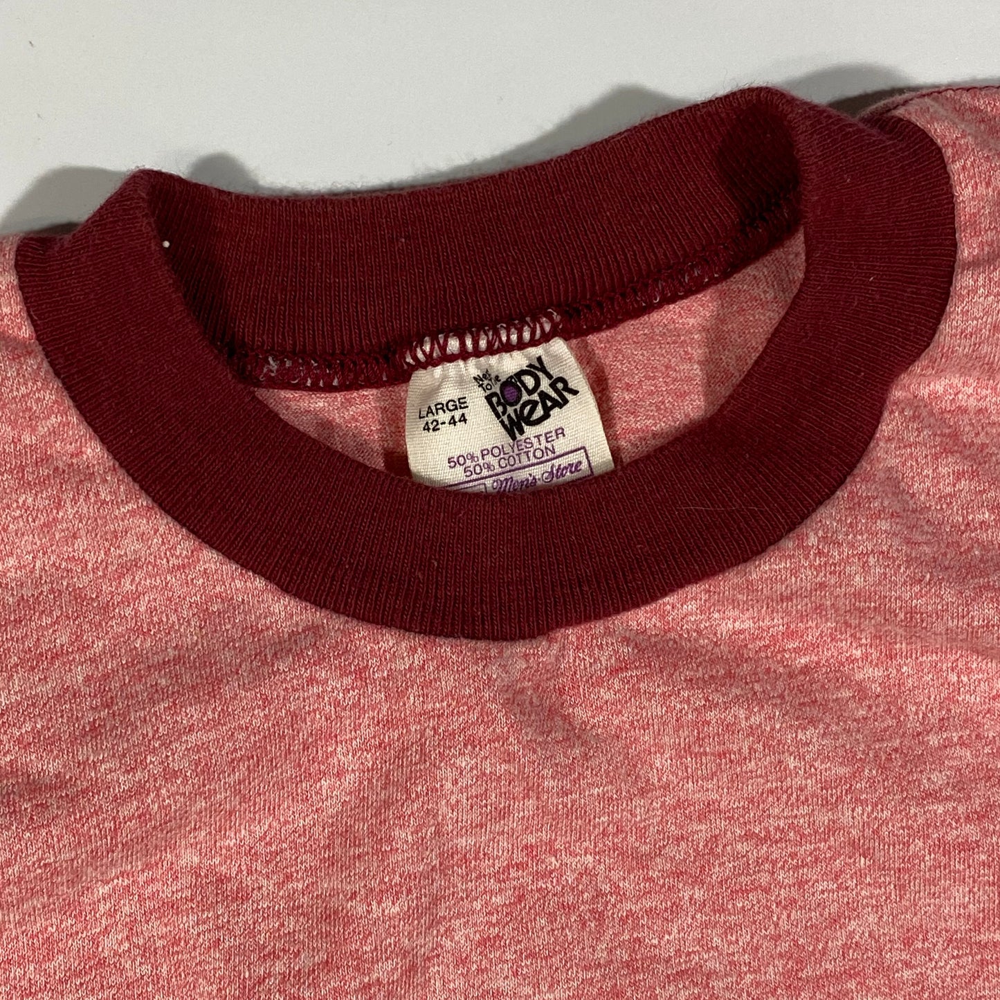 70s Ringer Red Heather Medium