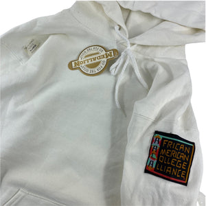 90s african american college alliance hooded sweatshirt - size XL