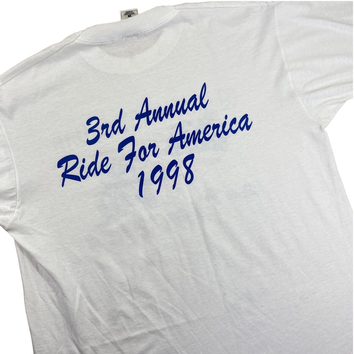 Ride for america tee. XL