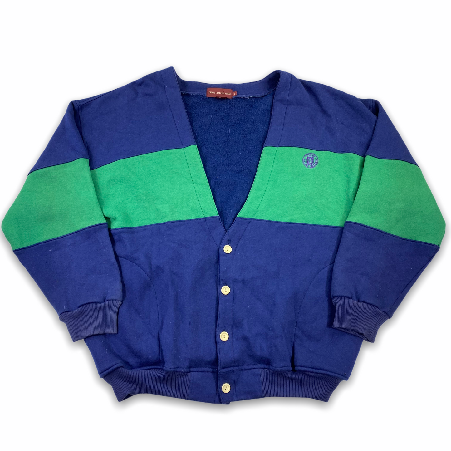 Chaps ralph lauren cotton cardigan. large