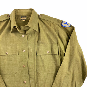 40s Chinstrap button up wool military shirts. M/L fit