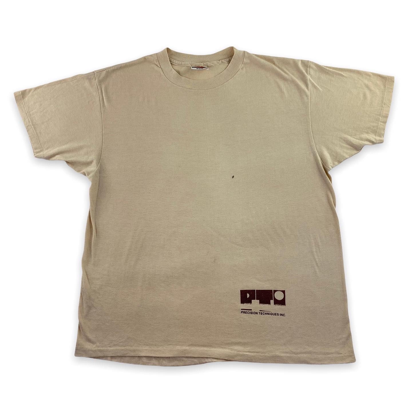 80e Precision techniques inc tee. Large fit