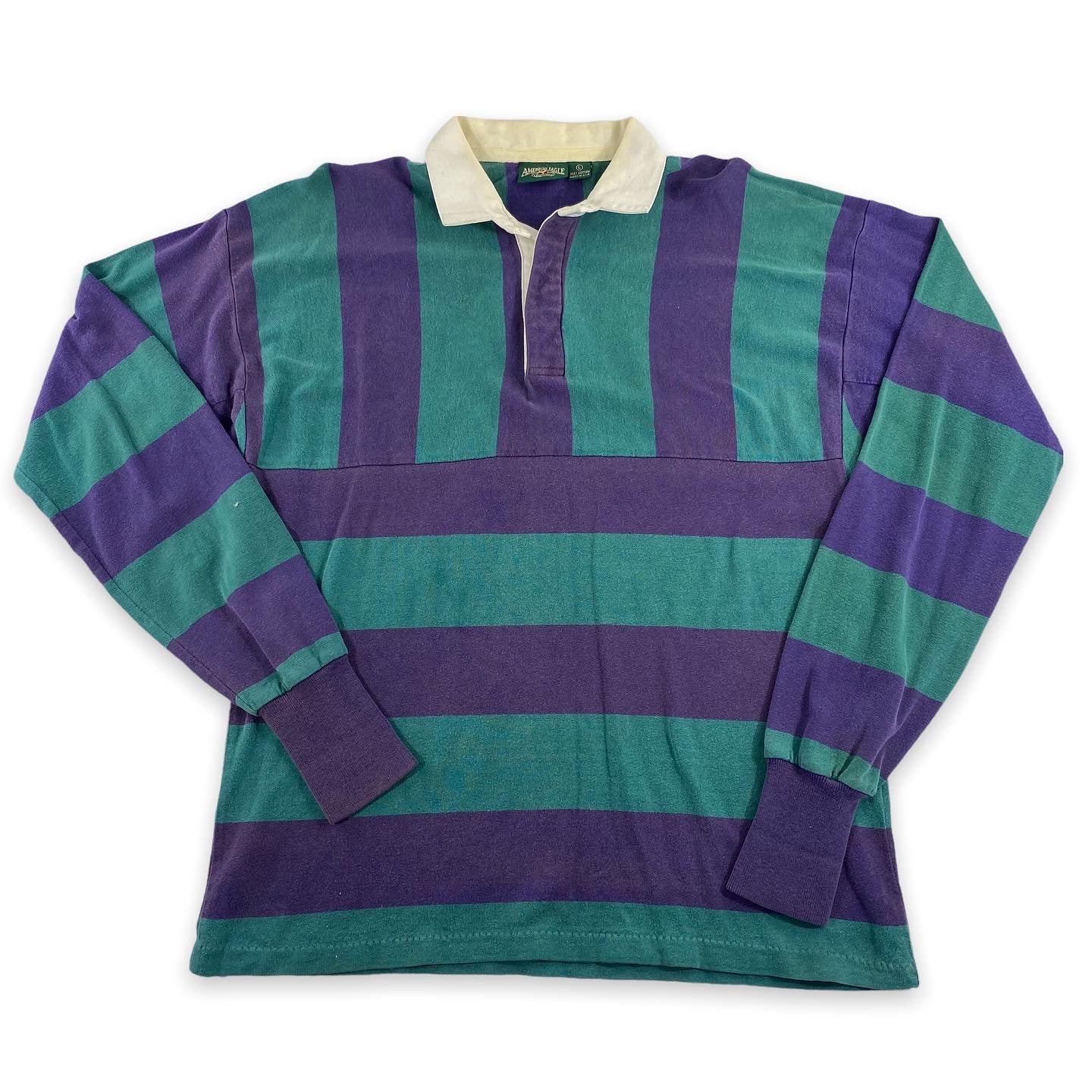 90s American Eagle rugby. large – Vintage Sponsor