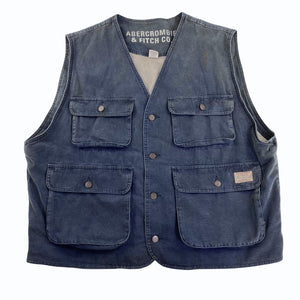 90s Abercrombie vest. cotton. XL