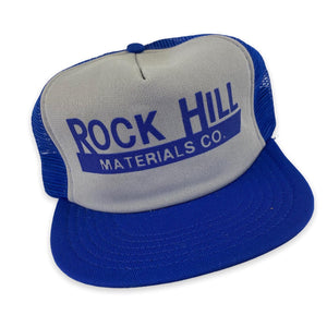 80s Rock hill materials trucker hat. Made in usa🇺🇸