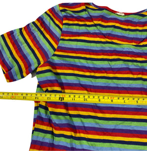 80s Hang ten rainbow shirt. Smallish