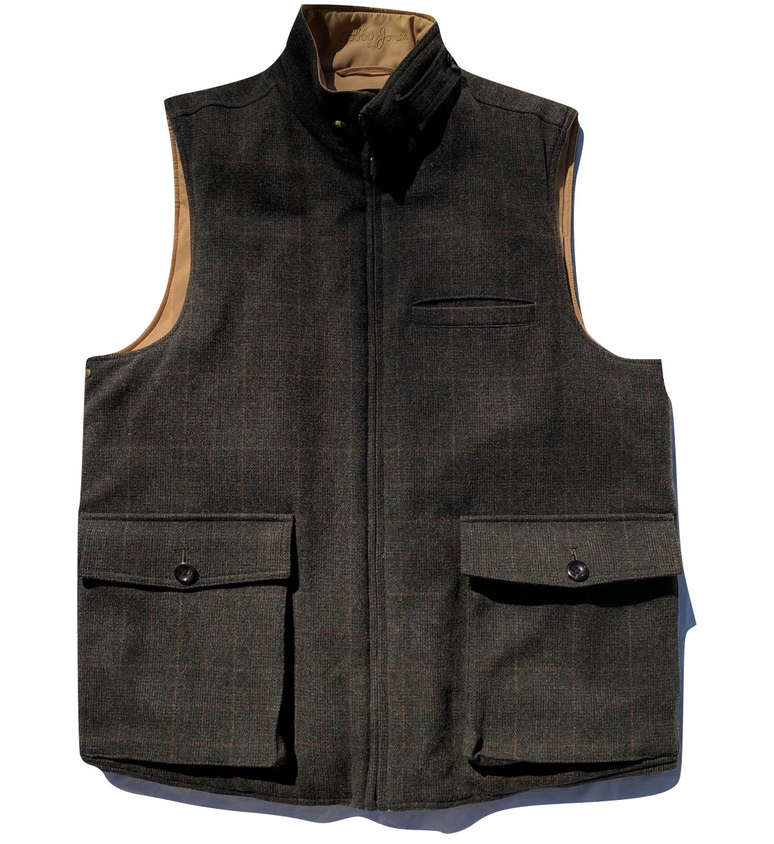 Bobby jones wool reversible vest. large