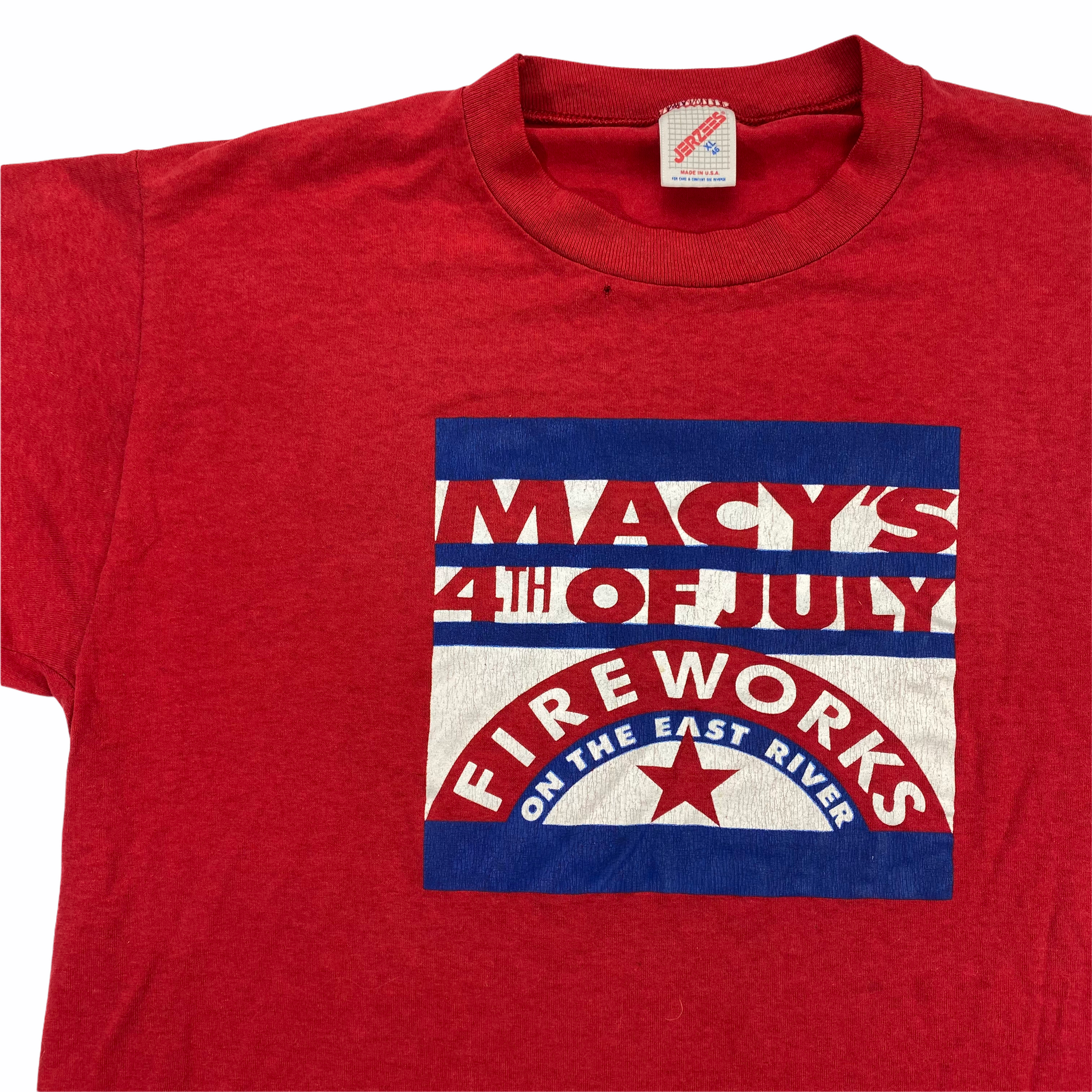 90s Macy’s 4th of July Fireworks T-Shirt XL