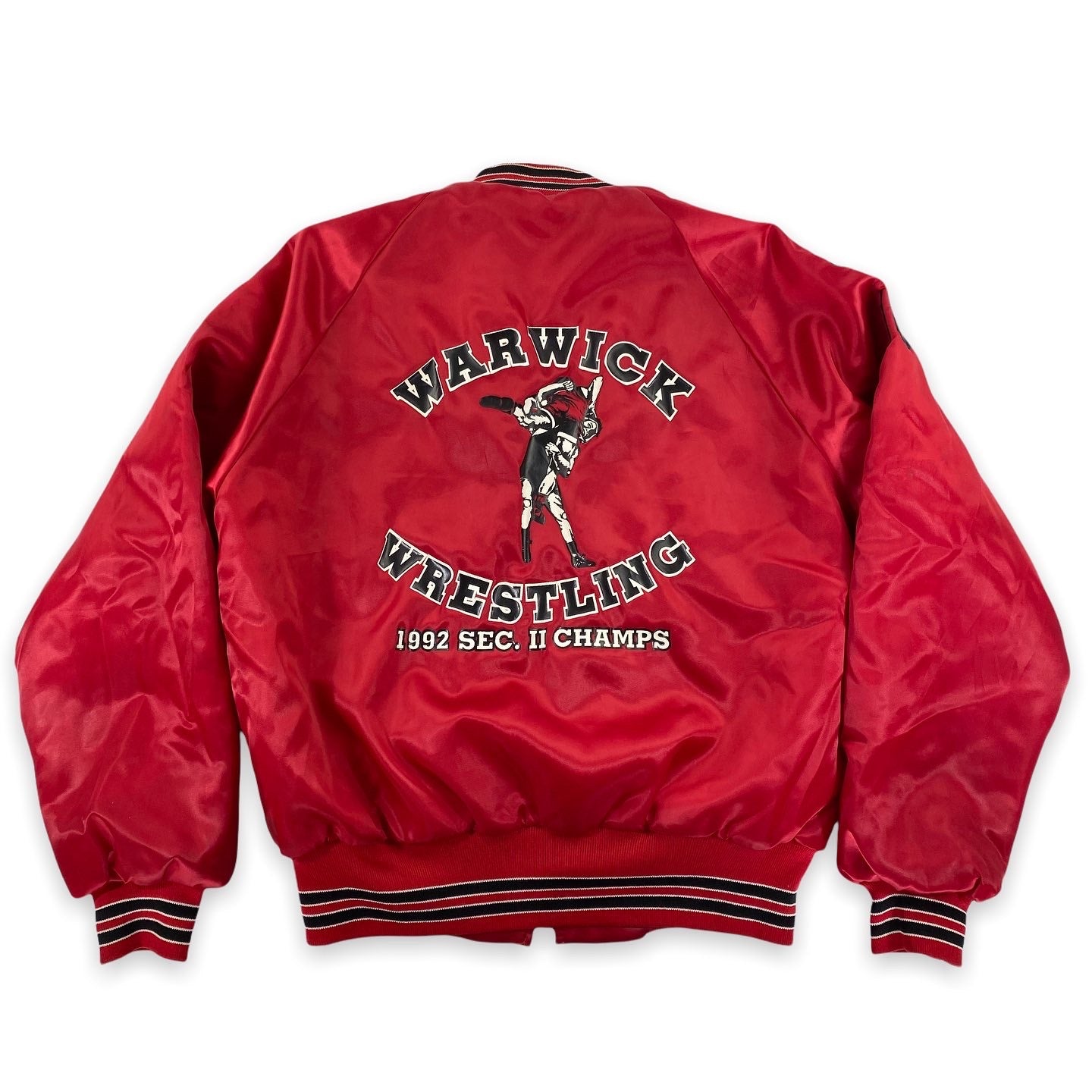 90s Satin wrestling jacket. S/M