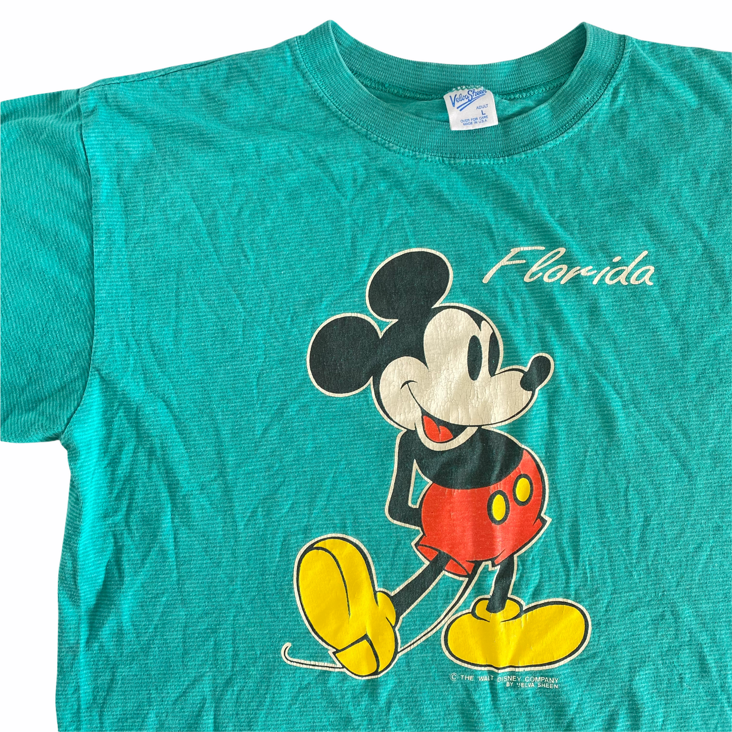 Velva sheen mickey tee. large