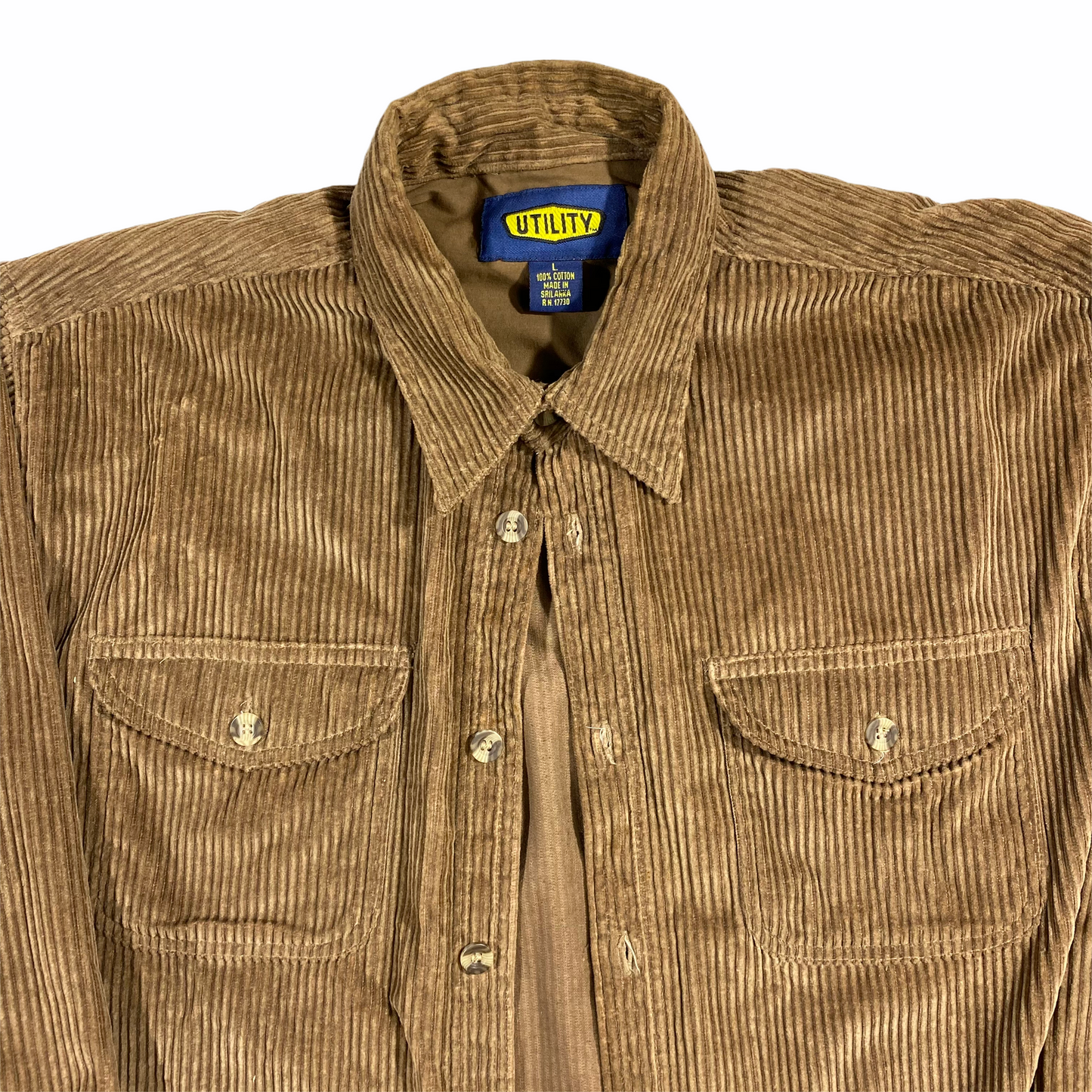 Y2k Corduroy shirt large